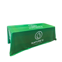 Nappes ajustées en tissu tricoté warp Tongjie Fashion avec logo personnalisé, 4, 6 et 8 pieds, pour impression par transfert thermique