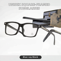 Lunettes de soleil classiques de voyage, lunettes optiques tendance, nouvelles lunettes de soleil carrées à monture plate pour hommes et femmes