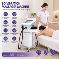 Appareil de massage vibrant G8 3-en-1 Max Turbo 8G : Thérapie par vide et chaleur pour amincissement / Ventouse de lifting des fesses