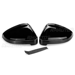 1 Pair Car Rearview Mirror Cover Side Wing Protect <b>Frame</b> Covers Trim Shell for Audi A4 B9 S4 <b>A5</b> S5 RS5 2016-2022 - Product Image 3
