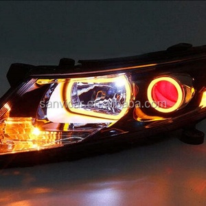 Factory Customize Bi Xenon Car Headlight Assembly for KIA-K5 2010-2013 Xenon <b>Projector</b> Lens with <b>LED</b> Angel Eyes and Drl - Product Image 2