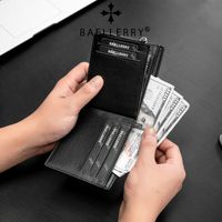 Dompet Pendek Pria Baellerry Premium Business Multi-Card Slot Bahan Kulit PU