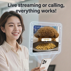 Manufacture Supply App Remote Monitor Voice Record Large Storage Smart Automatic Pet <strong>Feeder</strong> With HD Camera for <strong>Cats</strong> - Product Image 3