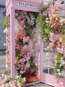 Cabina Telefonica in Metallo Stile Londinese Antico a Prezzo di Fabbrica per Decorazioni Matrimoniali ed Eventi - Product Image 2