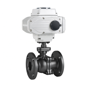 วาล์วบอลไฟฟ้าแบบมีมอเตอร์แรงดันสูง ขนาด 4 นิ้ว แบบหน้าแปลนคู่ 12V 24V สำหรับคำสั่งซื้อเร่งด่วน COVNA - Product Image 3