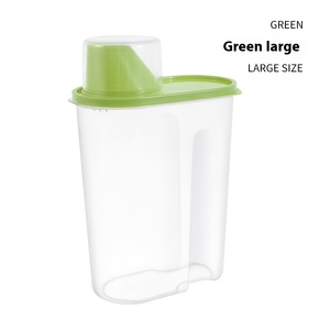 EcoFriendly Chất lượng cao nhựa rõ ràng Cat Dog Pet container lưu trữ thực phẩm có nắp đậy - Product Image 6