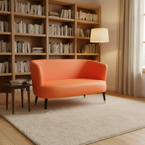 Sofá Moderno Darcy Farmhouse con Estructura de Madera y Tapicería de Tela, Muebles de Sala de Estar de Alta Calidad - Product Image 4