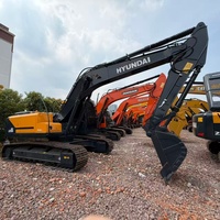 Hyundai HX225s Bekas 22 Ton, Excavator Bekas Hyundai HX225s Crawler dari Korea dengan Mesin Injeksi Langsung