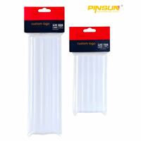 Bâtons de colle thermofusible PinSun, diamètre 7 mm/11 mm, transparents, en EVA, haute viscosité, séchage rapide, pour bricolage, emballage et réparation