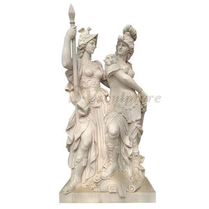 Statua a grandezza naturale europea antica <span class=keywords><strong>pietra</strong></span> greca uomo e donna guerriero statue coppia romana guerriero statua - Product Image 6