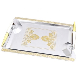 factory price catering serving dishes gold chaffing dish for hotel restaurant metal serving plate tray