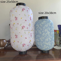 Lanternes chinoises en nylon imperméable pour l'extérieur, lanterne japonaise de barbecue de nourriture de sushi d'impression complète pour des événements de style d'amour
