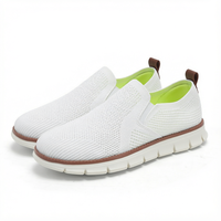 Chaussures de marche respirantes à enfiler, semelle intermédiaire en EVA, bout rond, baskets décontractées légères, OEM ODM