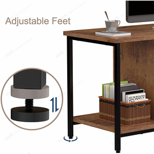 Unique Design Rustic <strong>Brown</strong> and Black Mirror <strong>Tv</strong> Stand <strong>Unit</strong> - Product Image 5