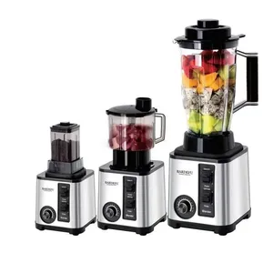 Licuadora 3 en 1, 8 en 1 Silver Crest BARDEFU, Licuadora de Alta Potencia de 3L y 9500W, Procesador de Alimentos, Máquina para Hacer Hielo Raspado - Product Image 2