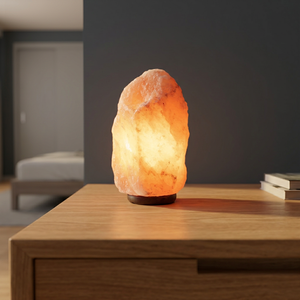 Lámpara de Sal Rosa del Himalaya Hecha a Mano con Forma de Huevo, Estilo Artesanal Natural, Decoración para el Hogar, Embalaje Personalizado - Product Image 1