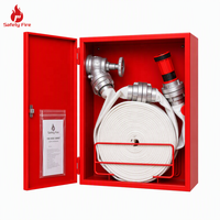 Tuyau d'incendie en PVC 15m/30m avec armoire/vanne pour lutte contre l'incendie (incendies de classe A/B) – Installation facile – Offre Spéciale