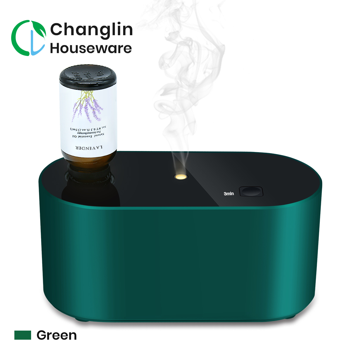 Diffusore di Aromi Senza Acqua Verde