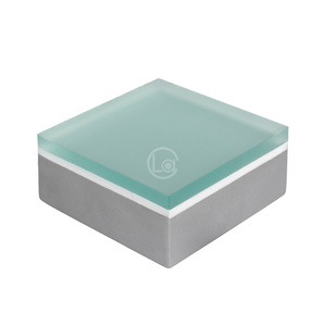 Plancher extérieur personnalisé carré de route couleur changeante 3W IP67 verre dépoli encastré au sol <span class=keywords><strong>LED</strong></span> brique lumière <span class=keywords><strong>LED</strong></span> <span class=keywords><strong>carrelage</strong></span> lumière - Product Image 2