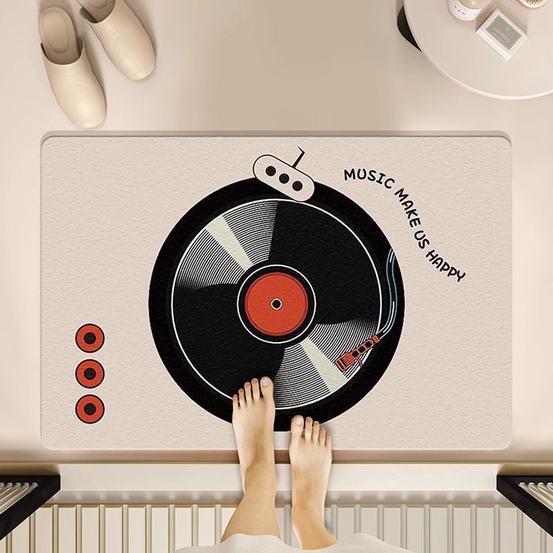 Vinyl Record Floor Mat -6