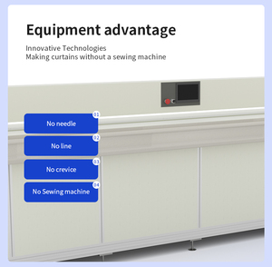 Hot Sale EISENKO Professional Seamless <b>Curtain</b> <b>Lace</b> Bonding Machine PLC Controlled Automatic Stable 380V/220V High Efficiency - Product Image 2
