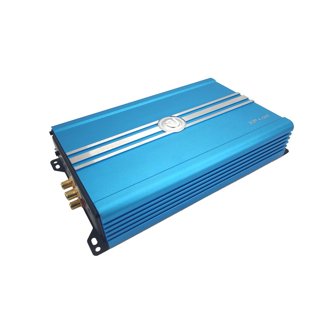 120W*4 Full Frequency Car Subwoofer Amplifier Aluminum Frame Strong Bass 4-Channels Class AB 95dB SNR 12-24V Sound System