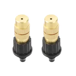 Barbed Brass Sprayer Head Fogging Nozzles Irrigation Humidifier Cooling System Misting Nozzles