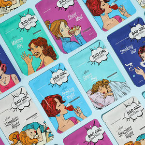 Fiore segreto vendita calda serie 6 tipi maschera facciale foglio di cura della pelle Anti invecchiamento idratante idratante sbiancante 25ml maschera per il viso - Product Image 4