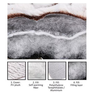 Abnehmbare Innen abdeckung Rutsch fester Boden einsatz Wasch bares selbst wärmendes Katzen hunde bett - Product Image 6