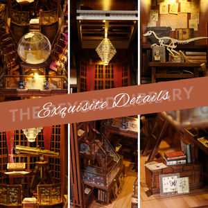 Kit Minicity Book Nook, kit de maison miniature DIY pour bibliothèque, pour adultes et adolescents (Beyond Library) - Product Image 4