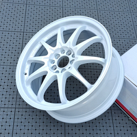 Llantas de carreras blancas de nuevo diseño 17x7 5x100 y 40, llantas de proveedor de China, novedad de