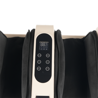 Máquina de Masaje de Pies y Pantorrillas con Compresión Infrarroja, Calor Electrónico, Vibración y Amasamiento para Mejorar la Circulación Sanguínea
