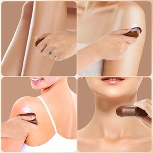Custom Logo Kabuki Self <strong>Tanner</strong> Applicator Brush Face &amp; Body Soft Vegan Bristles Streak Free Bamboo Eco Friendly Tanning Brush - Product Image 4