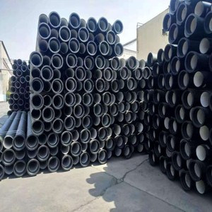 Schnelle Lieferung Großer Lagerbestand DN200 DN8000 C25 C30 C40 K8 K9 K10 Bitumenbeschichtetes Duktiles Gusseisenrohr Bohrrohr Legierung Q235 - Product Image 1