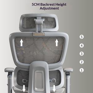 Chaise ergonomique en maille <span class=keywords><strong>de</strong></span> haute qualité, <span class=keywords><strong>protection</strong></span> lombaire réglable pour ordinateur ou <span class=keywords><strong>bureau</strong></span>, chaise confortable pour le travail sédentaire et les sports électroniques - Product Image 6