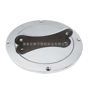 Couvre-trou de pont brillant en acier inoxydable 316, 3-6 pouces, quincaillerie marine - Product Image 5