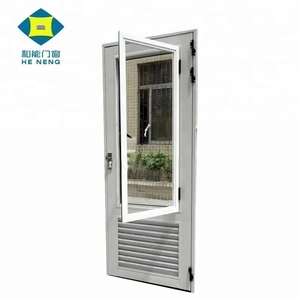 <span class=keywords><strong>Porte</strong></span> à battant isolée pour <span class=keywords><strong>entrée</strong></span> principale, design moderne en aluminium <span class=keywords><strong>avec</strong></span> verre, ouverture latérale pour salle de bain - Product Image 3