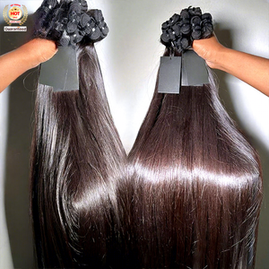 Capelli Umani Vergini Grezzi Non Trattati Birmani, Ciocche Naturali da Singolo Donatore. Capelli Vergini Grezzi Non Trattati Cambogiani 100% con Cuticole Allineate - Product Image 1