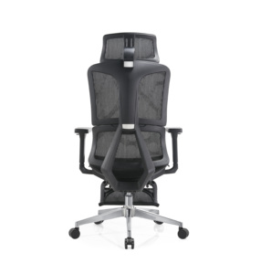 Chaise de bureau ergonomique pour le personnel et chaise de direction inclinable en cuir PU, chaise de bureau ergonomique pour le responsable de bureau - Product Image 2