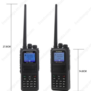 Pour BFDM-1701B, radio mobile analogique pour talkie-walkie, haute qualité sonore, UHF, bidirectionnel, pour appareil portable noir, 10W, IPX-1 - Product Image 4