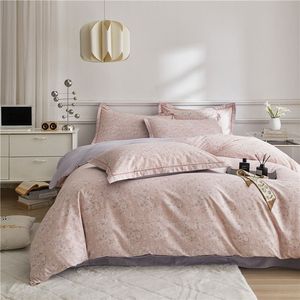 Yimengyuan Pure Cotton Four-Piece Bedding <b>Set</b> Thickened Brushed Duvet Cover Sheet Pillowcase Light Luxury Autumn Style - Product Image 3