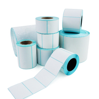 Etiquetas Adhesivas Personalizadas con Código de Barras, Rollo de 60x40x800 Piezas, Vinilo Adhesivo Resistente al Agua, Impresión Térmica Directa, para Impresora Móvil