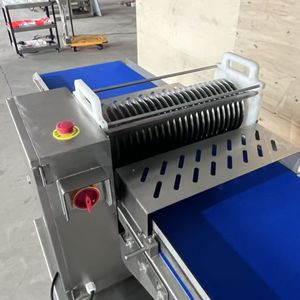 Rebanadora de carne semiautomática, cuchilla de acero inoxidable, grosor ajustable de 2,5-15mm, máquina para rebanar carne de res, cerdo y cordero - Product Image 5