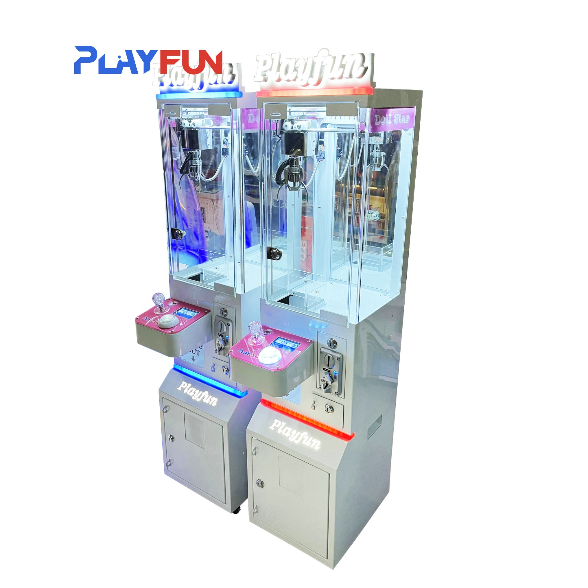 Playfun Mini Toy Claw Crane Machine Catch Dolls Claw Machine Claw Games for Brazil Market