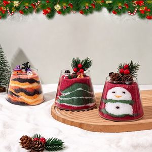 Vela aromática DIY de arena pintada con diseño navideño y de Halloween, adorno lindo hecho a mano, regalo para bodas y fiestas, venta al por mayor - Product Image 4