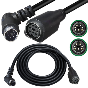 Câble S-Video Mini Din 7 broches mâle vers femelle pour transmission de signal d'alimentation personnalisée - Product Image 5