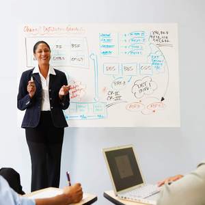 Calcomanía de pared de pizarra blanca de borrado en seco más gruesa grande, pegatina de pared de PET, cartel de papel adhesivo de <span class=keywords><strong>vinilo</strong></span>, pegatina de pared de pizarra blanca - Product Image 3