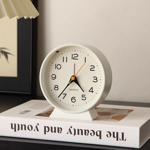 Reloj <span class=keywords><strong>Despertador</strong></span> Metálico Retro de Diseño Moderno de 12X11.2X4CM, Movimiento de Cuarzo, Apto <span class=keywords><strong>para</strong></span> Mesita de Noche y Escritorio, Dropshipping - Product Image 3