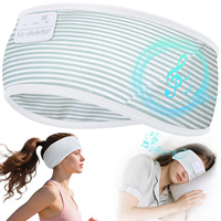 Casque audio sans fil à bandeau absorbant la transpiration, bandeau sport avec micro intégré pour la gym, le fitness, le jogging et les activités de plein air