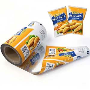 Rouleau d'emballage de collation stratifiée de qualité alimentaire en plastique composite de feuille d'aluminium imprimée personnalisée pour les chips/noix/sachet de thé de bonbons - Product Image 5